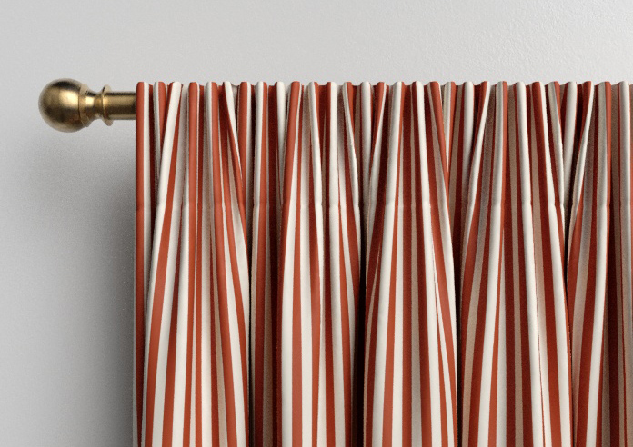The British Stripe Co. Catherine, Teinbridge No.1 - Made to Measure Curtains - Image 9
